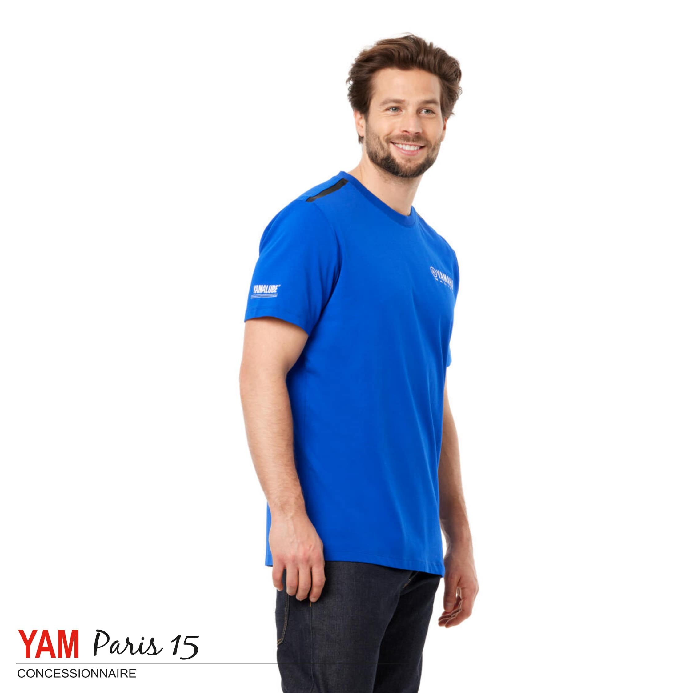 T-shirt Paddock Blue à manches longues pour homme - Yamaha Motor